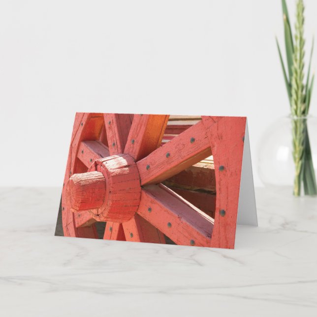 Cartão Wagon Wheel Detail (Frente)