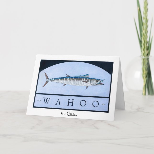 Cartão Wahoo Greeting & Note Cards (Frente)