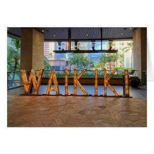 Cartão Waikiki - Sinal nº 1
