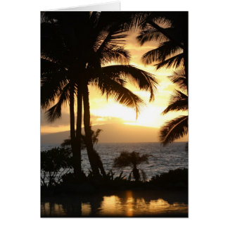Cartão Wailea Sunset