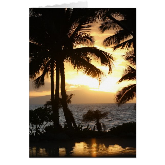 Cartão Wailea Sunset (Frente)