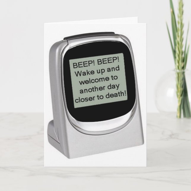 Cartão Wake Up! (Frente)