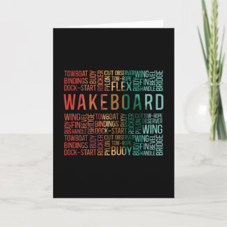 Cartão Wakeboard Acordar Wakeboarder