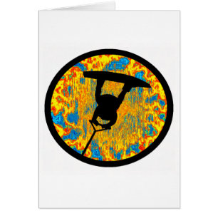 Cartão Wakeboard Raley psicótico