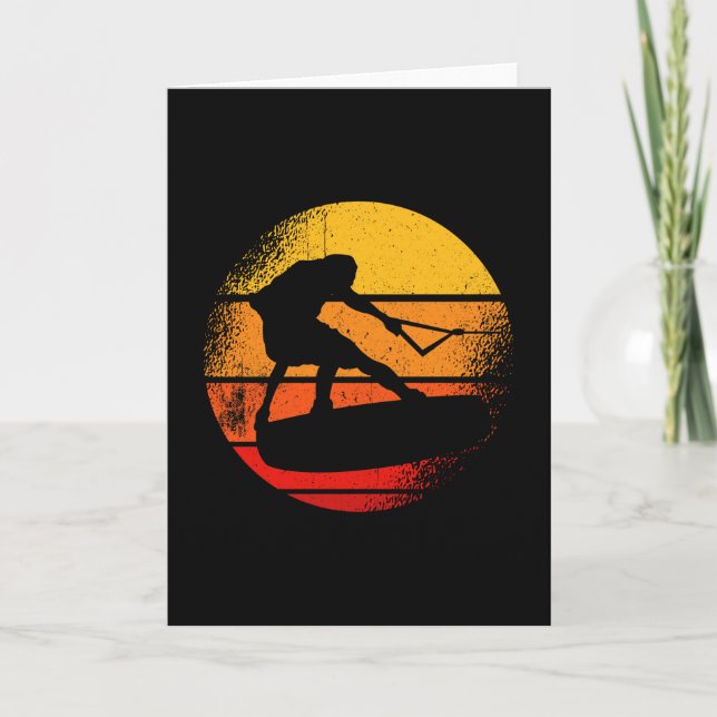 Cartão Wakeboard Sunset Wakeboard (Frente)