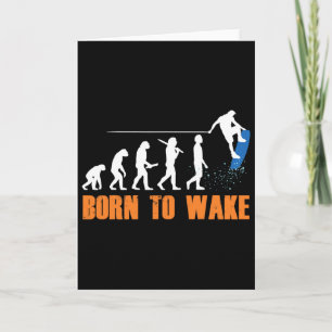 Cartão Wakeboard Wakeboarder Wakeboarding Freestyle Wake