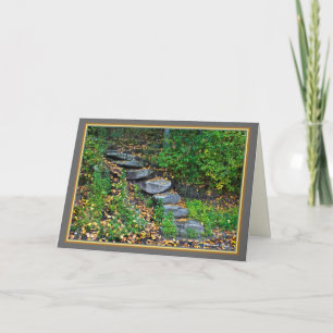 Cartão Walden Pond: Steps-Greeting