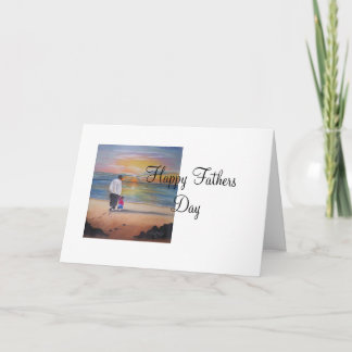 Cartão walked with me, Happy Fathers Day