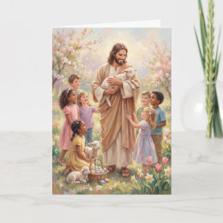 Cartão Walking with the Savior Easter Card