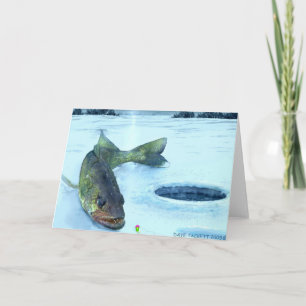 Cartão Walleye Ice
