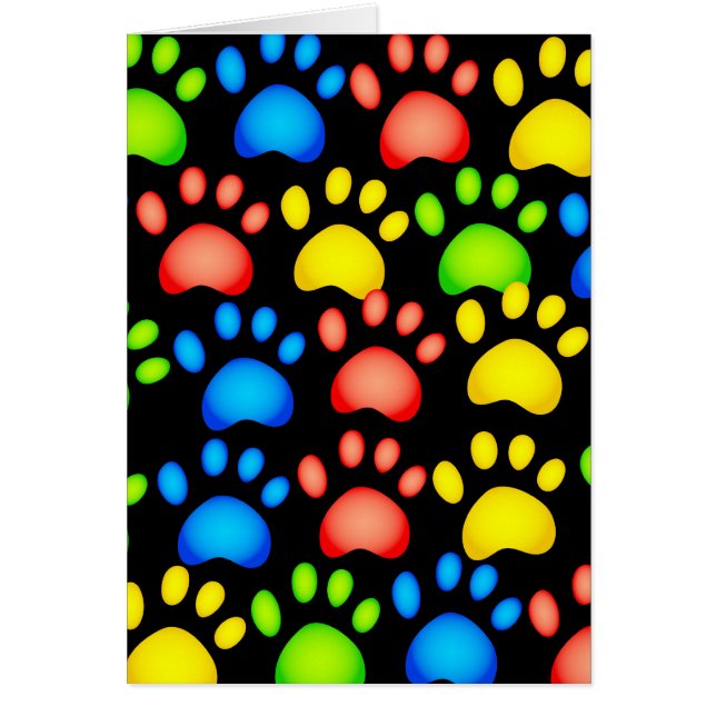 Cartão Wallpaper de Paw (Frente)