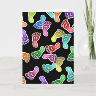 Cartão Wallpaper de Pés Felizes