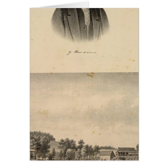 Cartão Walnut Grove, distrito de Rockbridge (Frente)