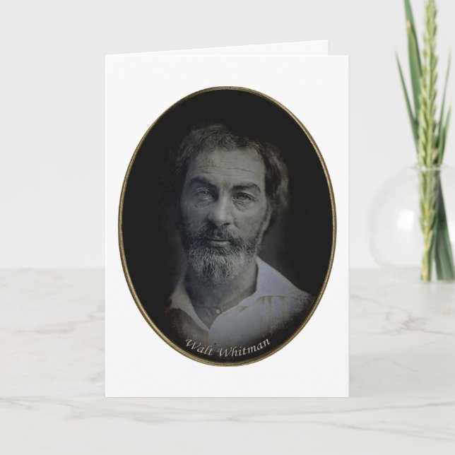 Cartão Walt Whitman Engagement and Wedding Quotation (Frente)