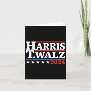 Cartão Walz 2024 Eleição Kamala Harris Tim Waltz 2024 21