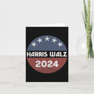 Cartão WAlzheimer 2024 Kamala Harris 2024 Tim W 2024 Usa