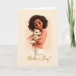 Cartão Warm and Cozy Mother’s Day Bunny Card