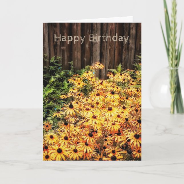 Cartão Warm Sunny Wishes Birthday Card (Frente)