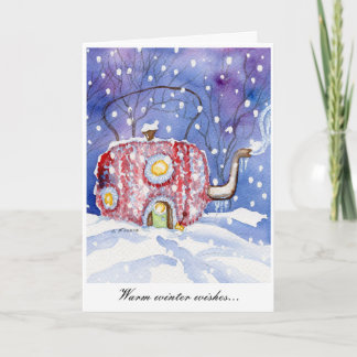 Cartão "Warm Winter Wishes" Notecard