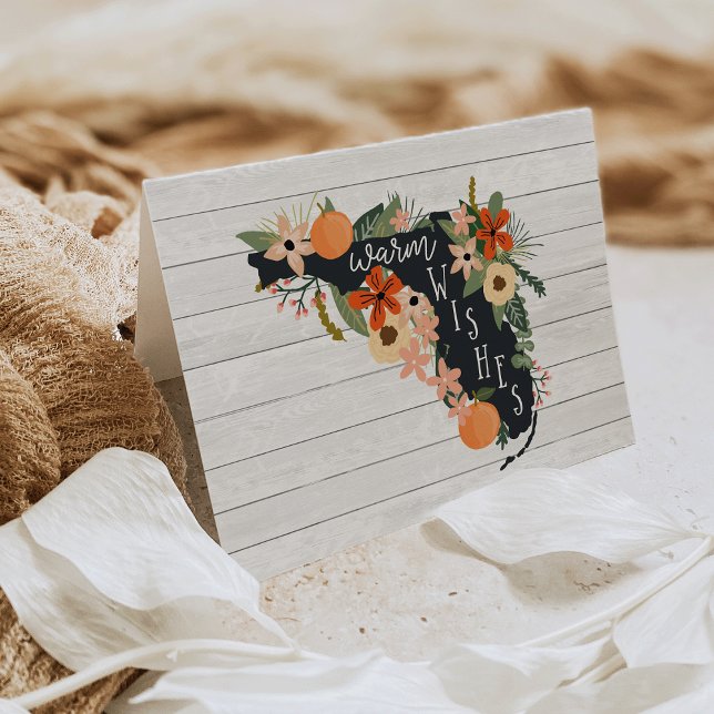 Cartão Warm Wish da Florida Note (Criador carregado)
