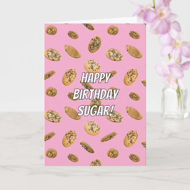 Cartão Warm Wishes Chocolate Chip Cookie Birthday Card (Orquídea)