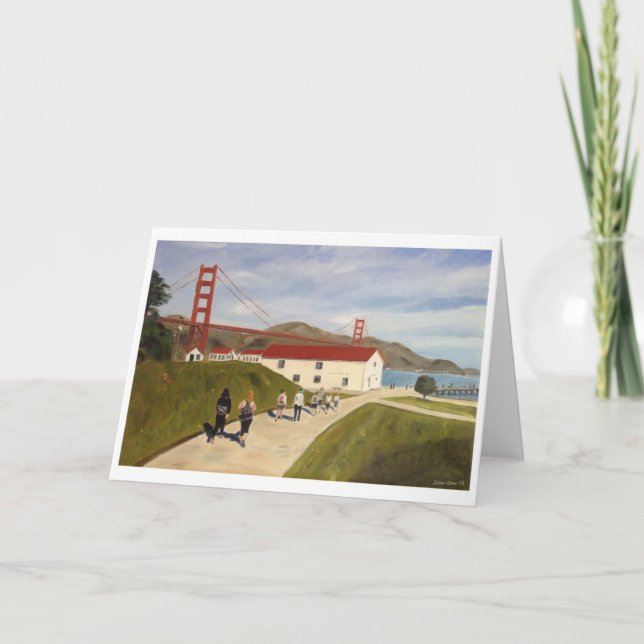 Cartão "Warming Hut" por Trina Chow (Frente)