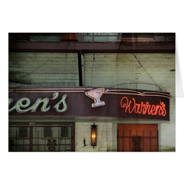 Cartão warrens (Frente horizontal)