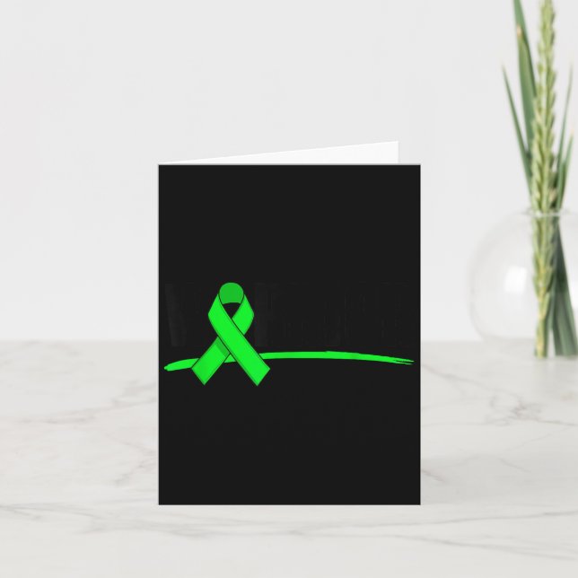 Cartão Warrior Depression Anxiety Mental Health Awareness (Frente)