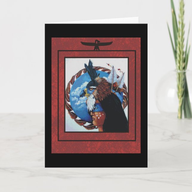 Cartão warrior note card (Frente)