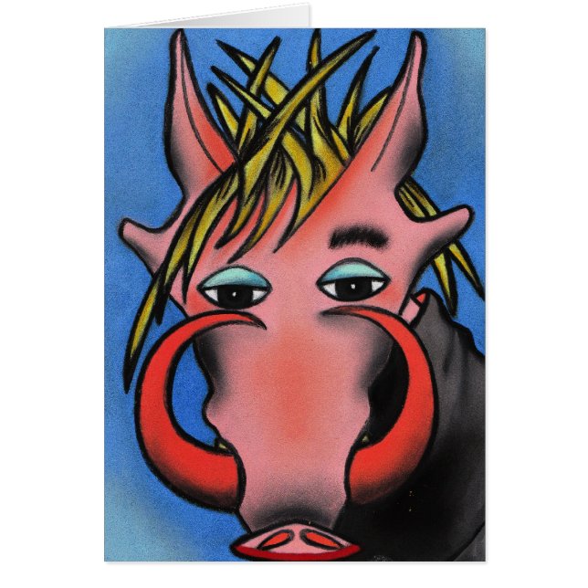 Cartão warthog de Andy (Frente)