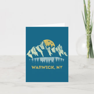 Cartão Warwick New York Mountain Sunset Sunrise Ny 