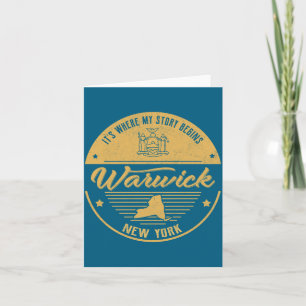 Cartão Warwick Nova York É Onde Minha História Começa 