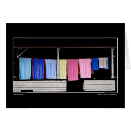 Cartão Washday New Hampshire austero