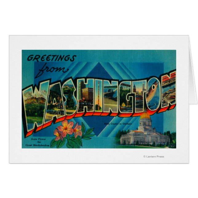 Cartão Washington - Grande Letra Cena 2 (Frente Horizontal)