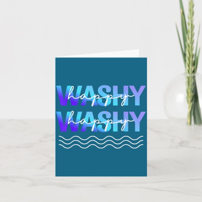 Cartão Washy Washy Funny Ship Washy Washy Cruise  (Frente)