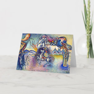 Cartão Wassily Kandinsky - Saint George & The Horsemen