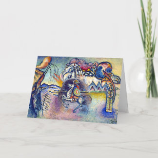 Cartão Wassily Kandinsky - Saint George & The Horsemen