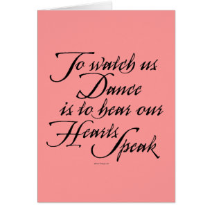 Cartão Watch Us Dance