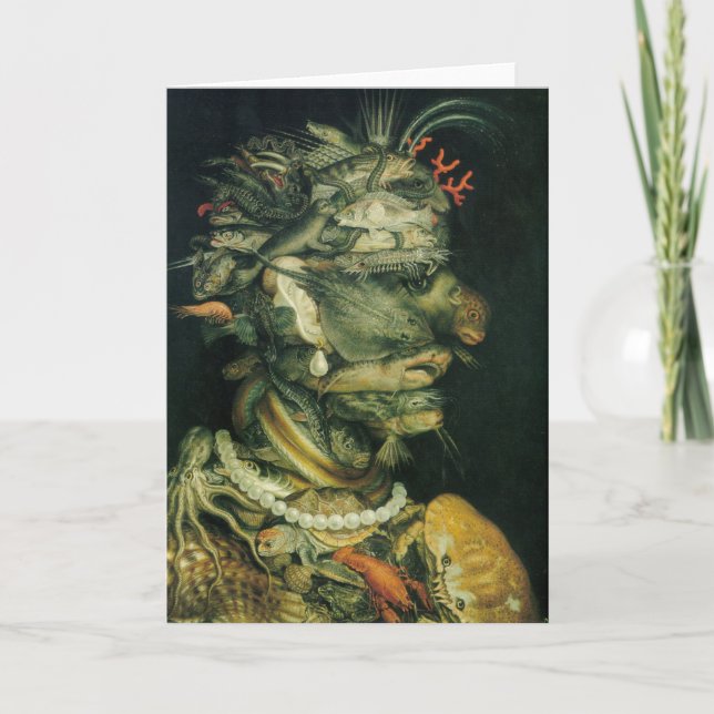 Cartão Water - Arcimboldo - 1566 (Frente)