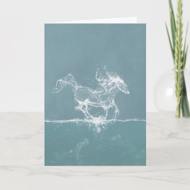 Cartão Water Horse Fantasy (Frente)