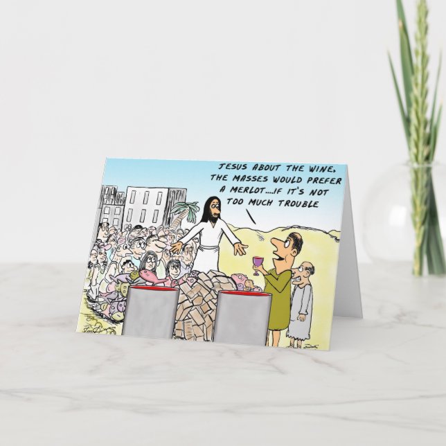 Cartão Water Into Wine (Frente)