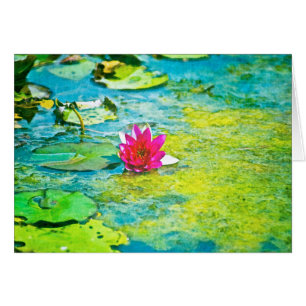 Cartão Water Lily Lilypad