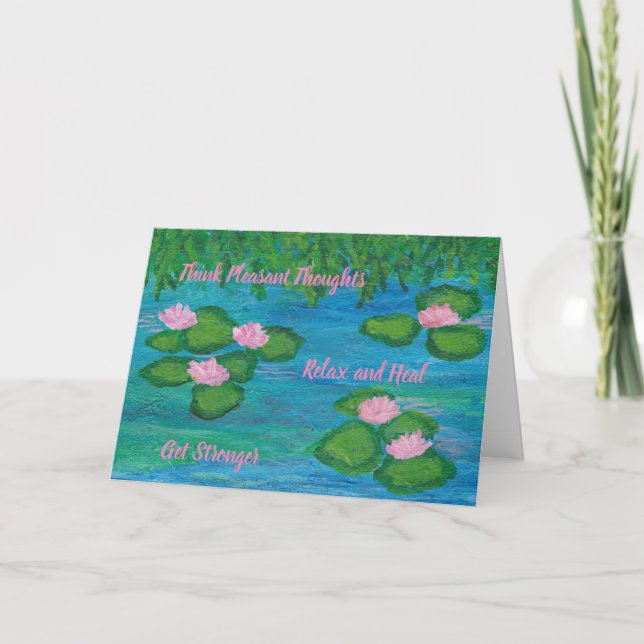 Cartão Water Lily nº 8 (Frente)