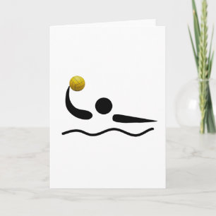 Cartão Water Polo Universal Sport Symbol