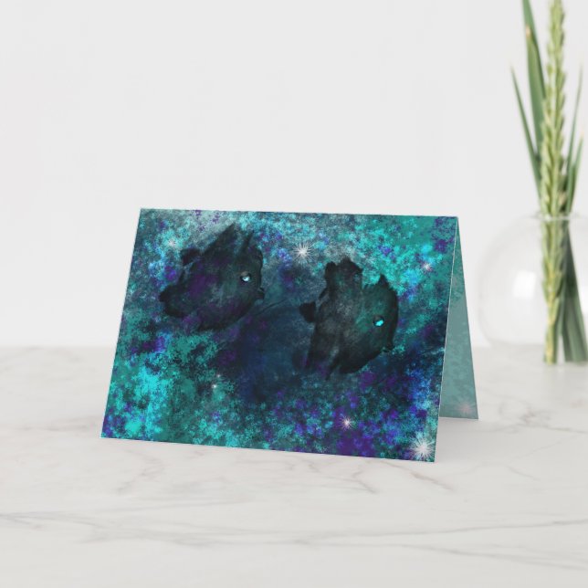 Cartão Water Shadows (Frente)