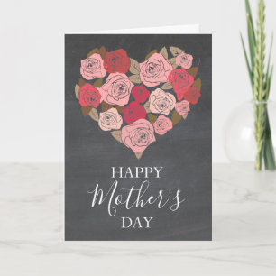 Cartão Watercolor Floral Mother's Day Card
