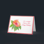 Cartão Watercolor Hibiscus Happy Birthday Sister-in-Law<br><div class="desc">Um cartão adorável para sua cunhada,  com delicado Hibiscus em aquarela. A flor de Hibiscus significa juventude,  beleza e sucesso. Uma maneira maravilhosa de celebrar o seu amado!</div>