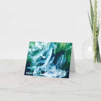 Cartão Waterfall Blank Note Card with original art
