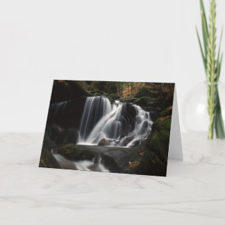 Cartão Waterfall in Connecticut Notecards