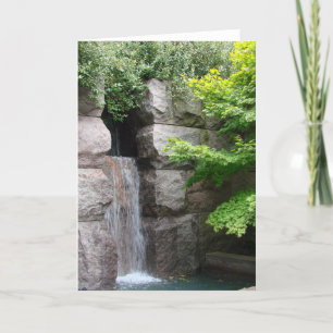 Cartão Waterfall note card